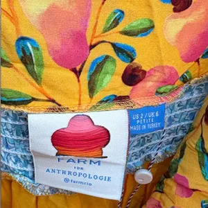 NWT Anthropologie Farm Rio Anjou Maxi Dress Size 2 Petite Retail $240.00 thumbnail 10