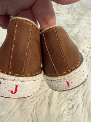 Justin Boots Brown Leather Slip-On Loafers with White Midsoles size 8 BNWOT thumbnail 7
