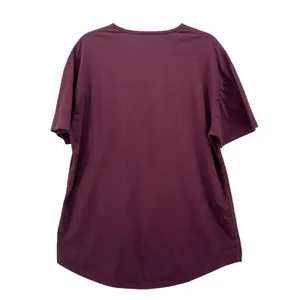 BYLT Drop‎ Cut Shirt Maroon XL Purple Size L thumbnail 2