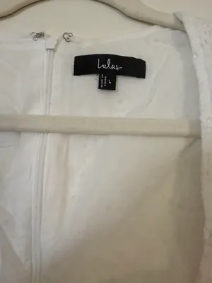 Lulus White Embroidered Button-Up Mini Dress thumbnail 5