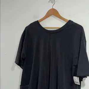 Free People Movement Hot Shot Tee Romper BLACK Small Shorts thumbnail 4