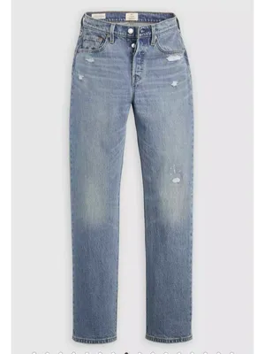 New Levi's 26x32 Premium 501 Curve Women's Jeans Medium Wash thumbnail 2