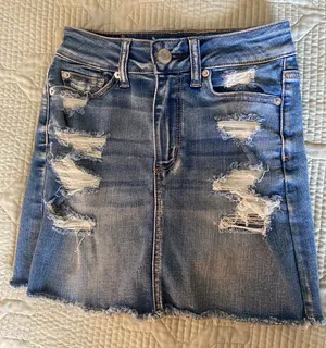 American Eagle Jean Skirt thumbnail 1