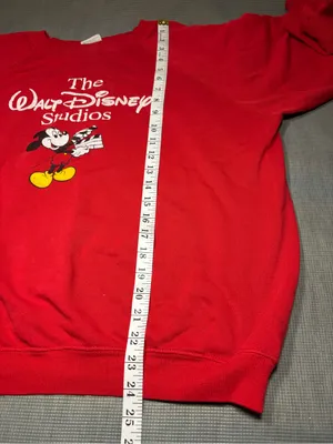 Hanes Red Crewneck Sweatshirt with Classic Label XL thumbnail 4