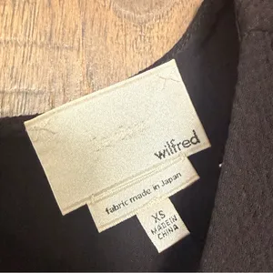WILFRED ARITZIA LE FOU‎ Tank Top Flowy Black Relaxed Fit size XS thumbnail 2