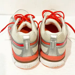 ASICS GEL-NE033 2 0125 WHITE HOT PUNCH FLASH ORANGE Low‎ Top Sneakers Size 10 thumbnail 4