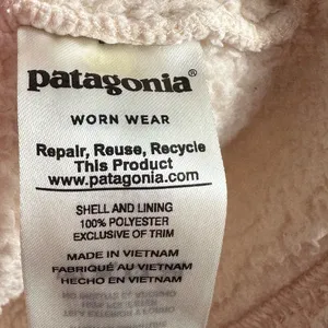Patagonia Los Gatos‎ 1/4 Zip Fleece Women M Cream Sherpa Pullover thumbnail 9