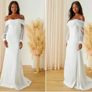 LULU's Long Sleeve Romantic Sexy Bridal Sophisticated Chic Elopement Gown thumbnail 4