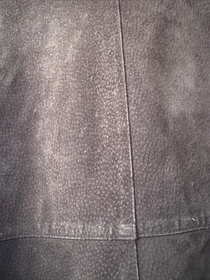 Vintage Marvin Richards Women's Brown Suede Faux Fur Penny Lane Coat Size L thumbnail 8