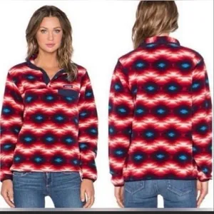 Patagonia Synchilla Wild Desert Lightweight Snap-T Fleece Pullover Rare Size XS thumbnail 2