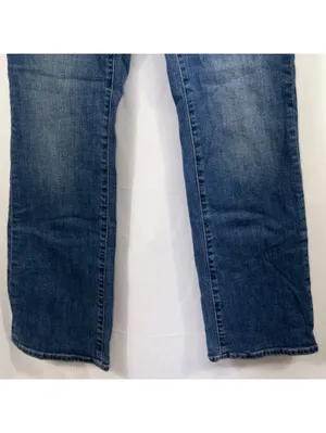 Aeropostale Mid Rise Boot Cut Jeans Women’s Size 6 Medium Wash Stretch Denim thumbnail 4