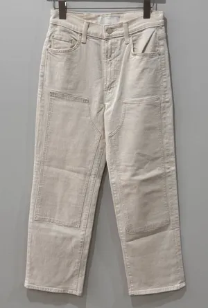MOTHER Sz 28 The Bees Knees Rambler Zip Ankle Jeans Carpenter Style thumbnail 1