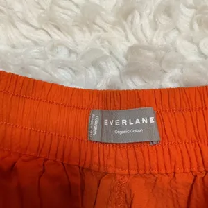 Everlane Shorts Orange Organic Cotton‎ Elastic Drawstring Casual Size S thumbnail 8