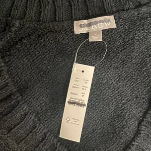 NWT!! J. CREW Marina V-Neck Cardigan Sweater Pockets Solid Black‎ Preppy Medium thumbnail 12