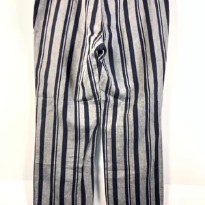 Brooks Brothers 346 Pants Women 14 Striped Wide Leg Linen Blend Casual thumbnail 7