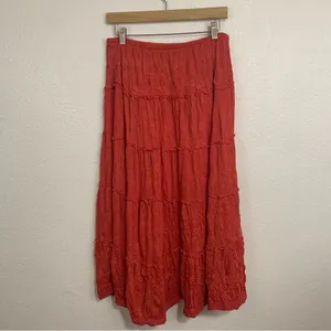 Personal Identity Boho Ombre Crochet Hem Skirt Size M thumbnail 3
