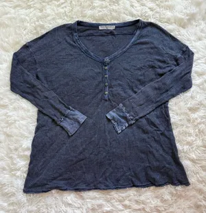 Project Social T navy long sleeve shirt thumbnail 1