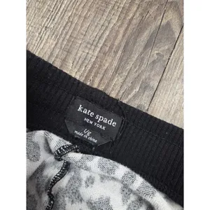Kate Spade Classic Leopard Animal Print Shirt Joggers Pajamas Lounge Set Large thumbnail 4