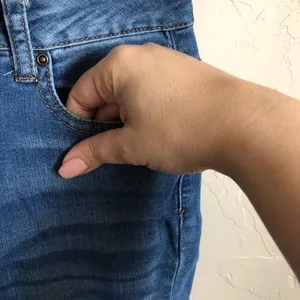 Encore Distressed Raw Hem‎ Skinny Jeans thumbnail 5