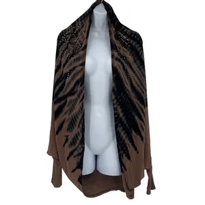 Y2K Vocal Tie Dye Stud Poncho Womens Top Sz Festival Goth Glam Boho Fairy Grunge thumbnail 5