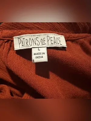 Patrons of Peace Spaghetti Strap Wideleg Maxi Jumpsuit thumbnail 10