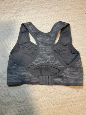 Avia Sports Bra Grey Racerback Medium thumbnail 3