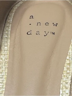 a new day Beige woven Pointed-Toe Ballet Flats. thumbnail 3