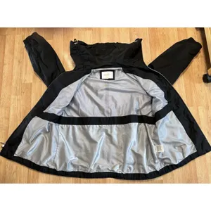 Laundry By Shelli Segal Jacket Black Lightweight Raincoat Pockets See Note Size thumbnail 10
