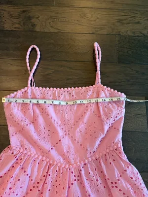 New With Tags Saylor Miriam Eyelet Dress Sz M thumbnail 11