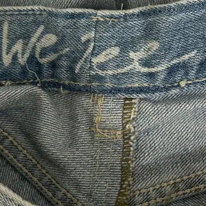 We The‎ Free People Straight Jeans Women Sz 24 Button Fly High Rise Distressed thumbnail 8