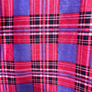 Vintage Jacket Plaid Nylon Pink Purple Zip-Up Windbreaker Lined Retro Women 90s thumbnail 11
