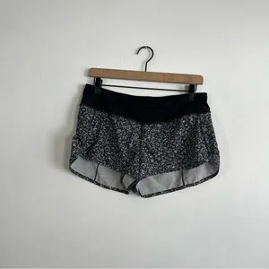 Lululemon Speed Short 4-way Stretch 2 1/2" Daisy Dust Alpine White Black 8 thumbnail 6