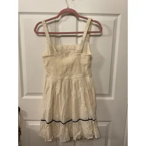 NWOT Band of the Free Indus Embroidered Boho Ruffled Tiered Dress, S thumbnail 5