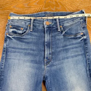 Mother High Waisted Looker Ankle Jeans Hop On Hop‎ Off Size 28 thumbnail 7
