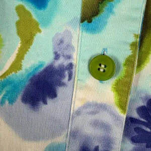 Coldwater‎ Creek Watercolor Floral Jacket Medium Artsy Button Up Colorful Bright thumbnail 5