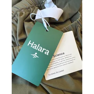 Halara Mid Rise Elastic Waistband Drawstring Palazzo Flowy Wide Leg Pants Small thumbnail 6