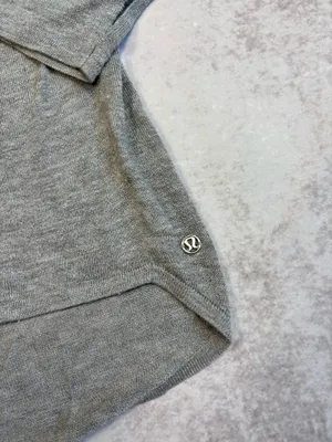 Lululemon Yin Time Boolux Long Sleeve in Heathered Medium Grey thumbnail 2