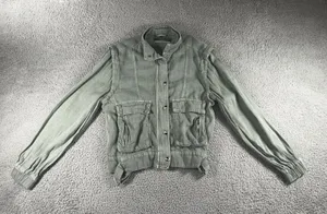 Blanknyc Jacket Women XS Full Zip Linen Utility Steampunk‎ Boho thumbnail 1