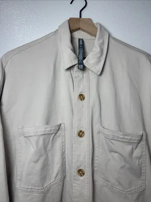 Vuori Mackenzie Shirt Jacket - Ivory/Cream size M/L thumbnail 3