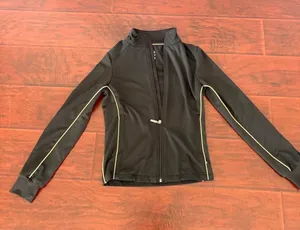 Express Black Ski Jacket with Gold Trim thumbnail 1