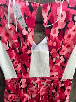 New York & Company Red/Pink Stretch Sleeveless Midi Dress Size 5 summer fun thumbnail 13