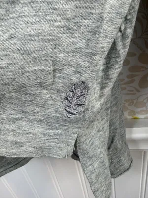 FP Movement Gray Oversized One Up Long Sleeve Shirt - Size - XS thumbnail 6