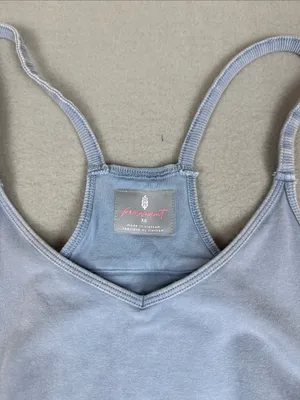 FP Movement Hot shot onesie in light denim blue Size: XS thumbnail 2