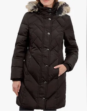puffer hooded jacket size Medium Read Notes thumbnail 1