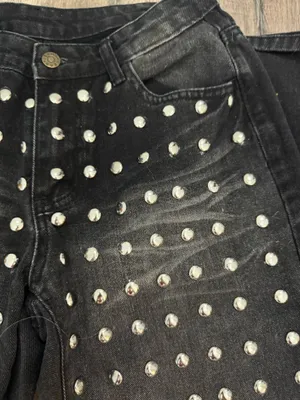 Studded black jeans Size 26 thumbnail 2