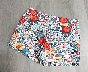 Loft floral chino shorts thumbnail 1