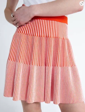 Free Assembly Ribbed stitch tiered mini skirt thumbnail 4