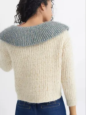 Raga Dorothy Textured Button Front Boho Cardigan Sweater Anthropologie M thumbnail 11