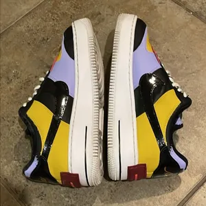 Nike Air Force 1 Shadow Sisters Dark Sulfur Sneaker Shoe Womens Sz 9 DO6114-700 thumbnail 8
