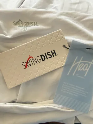 SWINGDISH Heat Valentina Pleated Skort White Size L NEW thumbnail 7